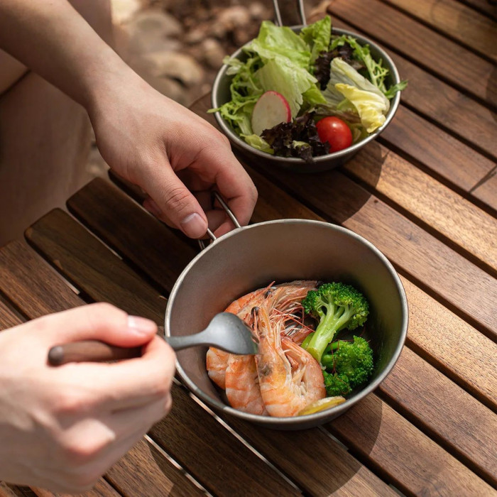 Миска титанова Naturehike NH21CJ010, 450 мл, укр, укр