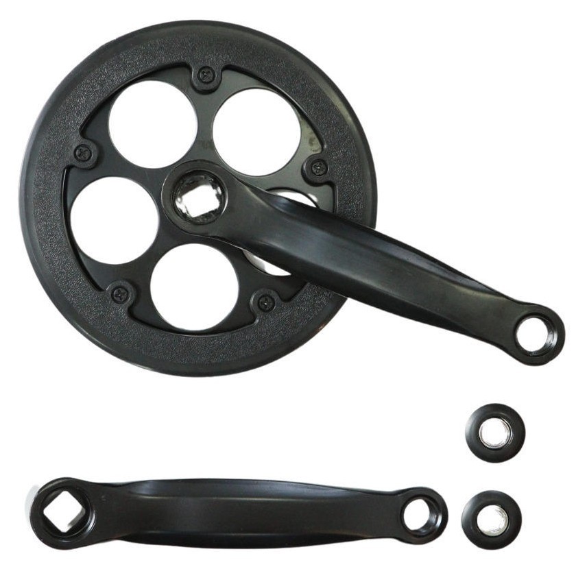 Шатун ST L140мм 32T под квадрат черный HX HX-E-AM046 с Pl защитой