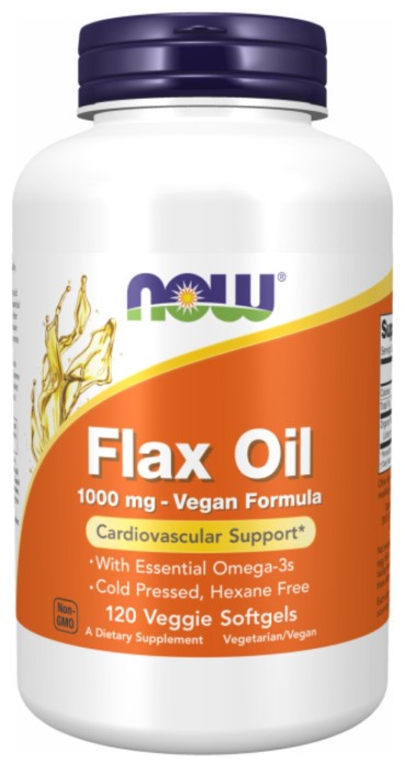 Flax Oil Org 1000mg - 120 vgels
