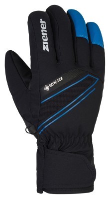 Ziener перчатки лыжные Gunar GTX black-persian blue 10