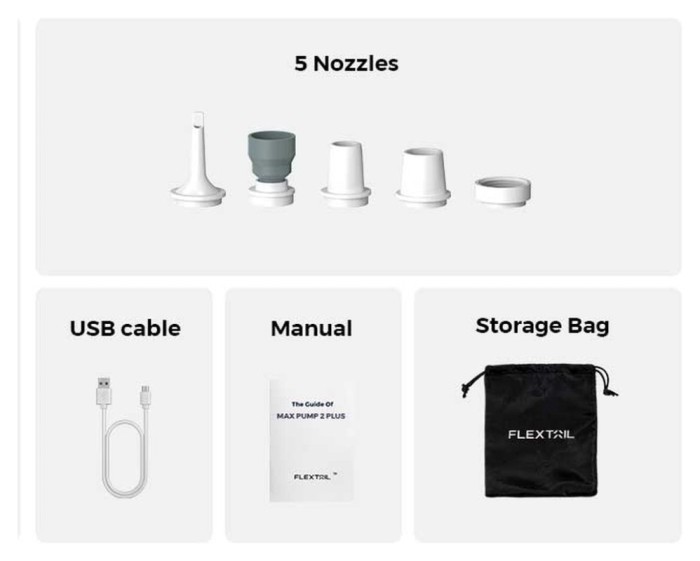 Насос-ліхтар-powerbank кемпінговий Flextail Max Pump 2 Plus, помаранчевий