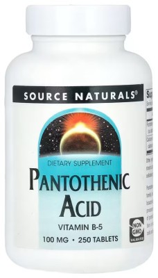 Pantothenic Acid 100 mg - 250 tabs