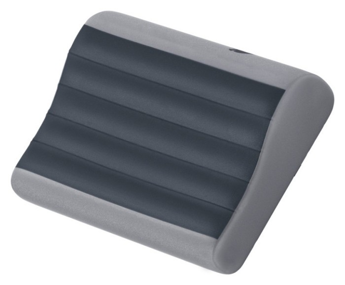 Надувна подушка анатомічна Flextail Zero Pillow, сіра