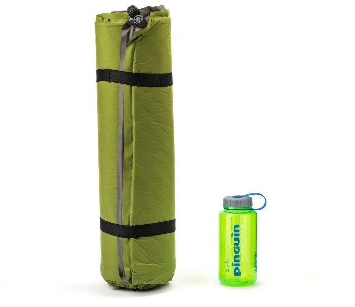 Самонадувающийся двухместный коврик Pinguin Nomad 50 Double, 198х130х5см, Khaki