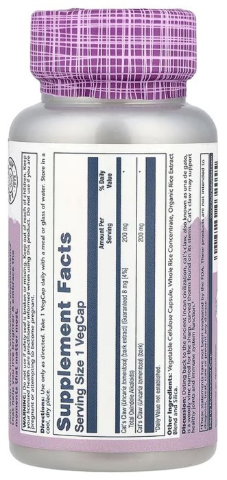 Cat's Claw 200 mg - 30 vcaps