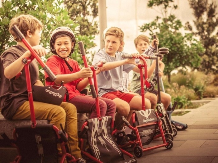 Самокат-каталка Ezyroller Classic, чорний, укр, укр