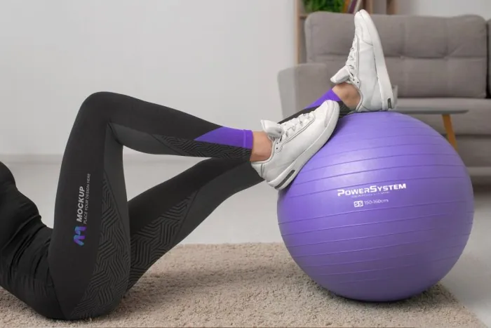 М'яч для фітнесу (фітбол) Power System PS-4013 Ø75 cm PRO Gymball Purple