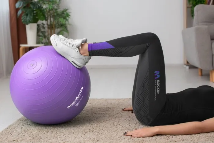 М'яч для фітнесу (фітбол) Power System PS-4013 Ø75 cm PRO Gymball Purple