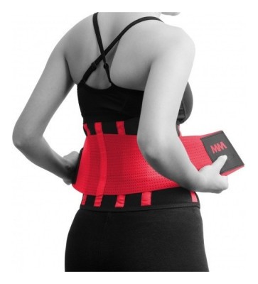Пояс компрессійний MadMax MFA-277 Slimming belt Black/rubine red S