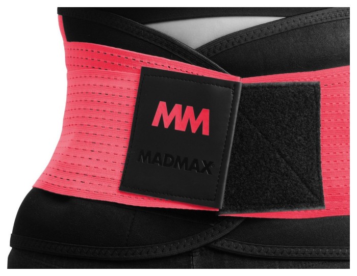 Пояс компрессійний MadMax MFA-277 Slimming belt Black/rubine red S