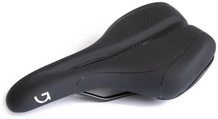 Седло Green Cycle Active Air 177, стальные рейлы, черное
