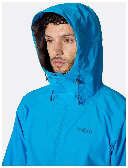 Мембранна куртка чоловіча Rab Downpour Jacket, Black