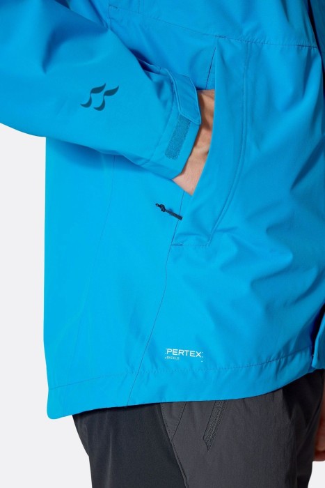 Мембранна куртка чоловіча Rab Downpour Jacket, Black