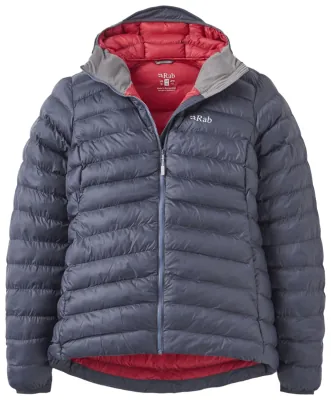 Жіноча хайкінгова куртка Rab Cirrus Alpine Jacket Wmns, Steel