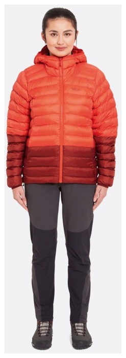 Жіноча хайкінгова куртка Rab Cirrus Alpine Jacket Wmns, Steel