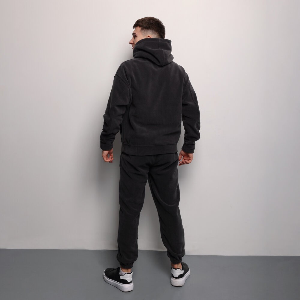 Темно-сірий костюм зимовий флісовий. Чоловічий теплий костюм Pobedov Mariot, укр, укр