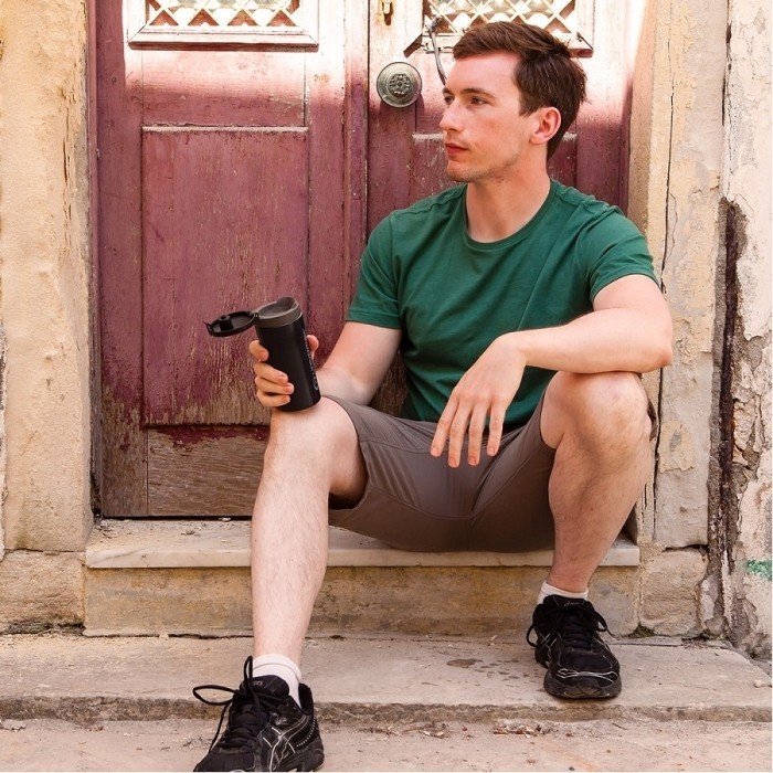 Гуртка Lifeventure Flip-Top Thermal Mug black, укр, укр