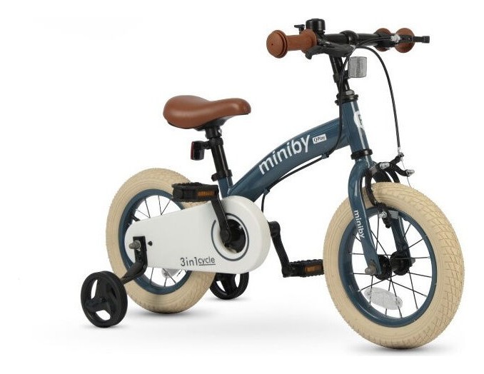 Велосипед 3in1 Q PLAY MINIBY Grayish Blue 7363 (Grayish Blue 7363), укр, укр