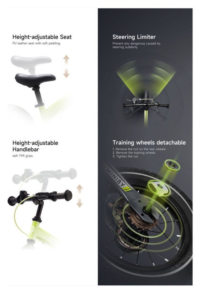 Велосипед 3in1 Q PLAY MINIBY Grayish Blue 7363 (Grayish Blue 7363)