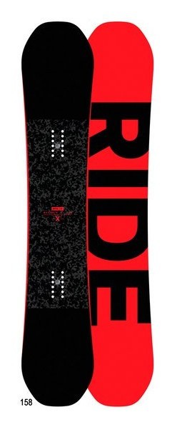 Сноуборд Ride MACHETE 158 Black/Red (12A0013.1.1), укр, укр