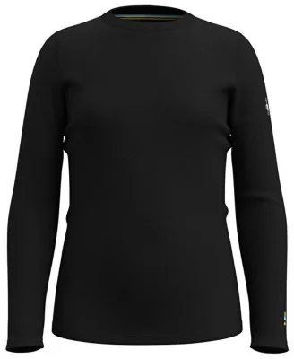 Кофта дитяча Smartwool Kids' Classic Thermal Merino Base Layer Crew Boxed, Black, XS