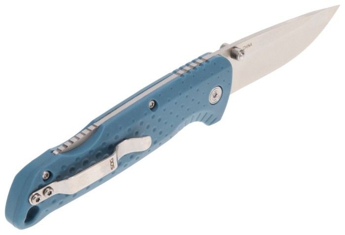 Розкладний ніж SOG Adventurer LB, Nordic Blue/Satin