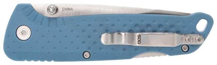 Раскладной нож SOG Adventurer LB, Nordic Blue/Satin