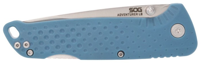 Раскладной нож SOG Adventurer LB, Nordic Blue/Satin