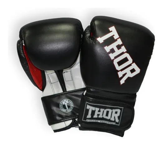 Рукавички боксерські THOR RING STAR 10oz / PU / чорно-біло-червоні