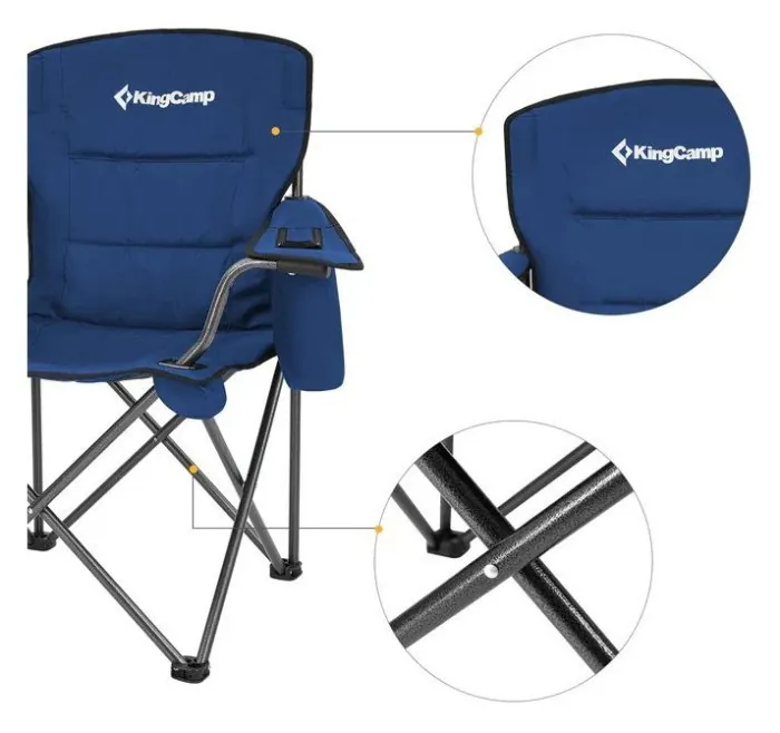 Крісло розкладне KingCamp Lotus Plus KC2141 navy