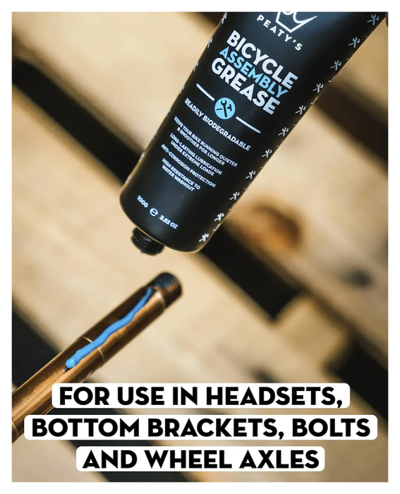 Масло для подшипников рулевых / кареток / болтов / осьей Peaty's Bicycle Assembly Grease Peaty's Assembly Grease, 400g