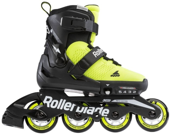 Ролики детские Rollerblade Microblade SE Neon Yellow Black 2023