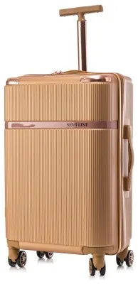 Валіза Semi Line 24" (M) Gold (T5667-3)