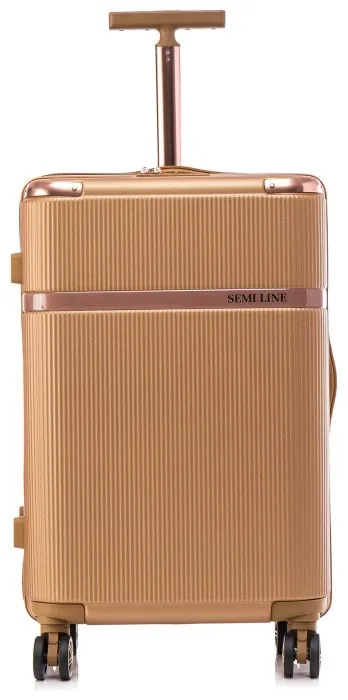 Валіза Semi Line 24" (M) Gold (T5667-3)