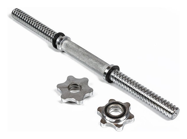 Гантельный гриф EasyFit 45 см Ø 25 мм хромированный