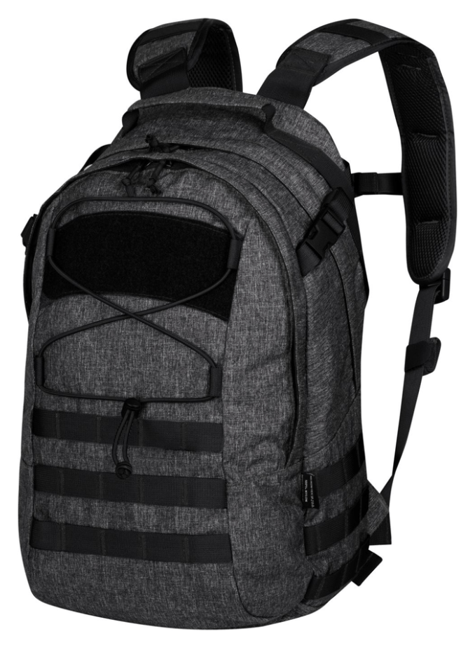 Рюкзак EDC 21л Helikon-Tex Backpack - Nylon Polyester Blend - Melange Black-Grey, укр, укр