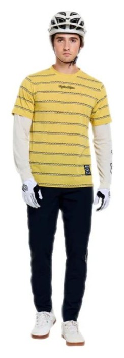 Джерсі TLD SKYLINE FAKIE RIDE LS TEE; STRIPE BUTTER M