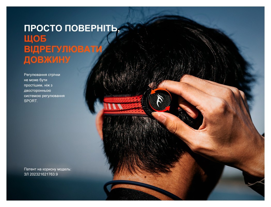 Ліхтар налобний Fenix HL18R-T V2.0 білий, укр, укр