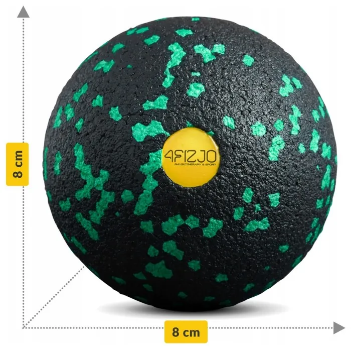 Массажный мяч 4FIZJO EPP Ball 08 Black/Green (P-5907222931233)