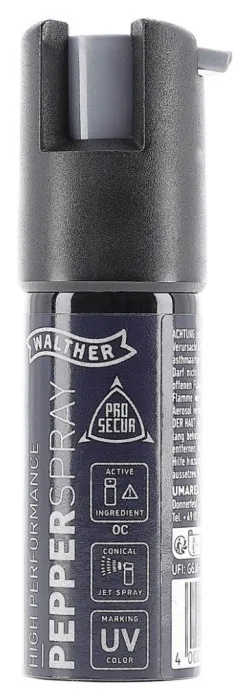 Баллончик газовый перечный Umarex Walther ProSecur UV 10%, 16 мл, конусное распыление