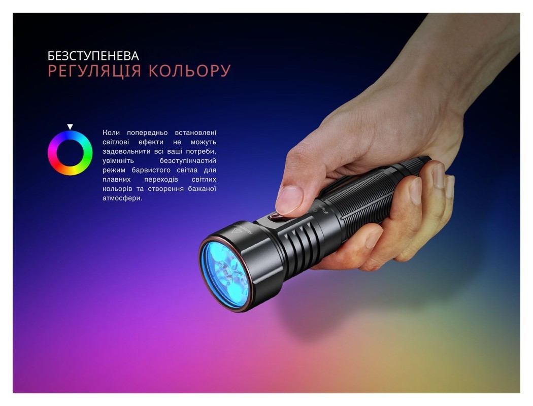 Ліхтар ручний Fenix LD36RFC вогняний камуфляж, укр, укр