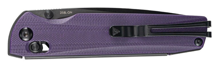 Ніж складаний SRM Terrier 258L-GN, фіолетовий, укр, укр