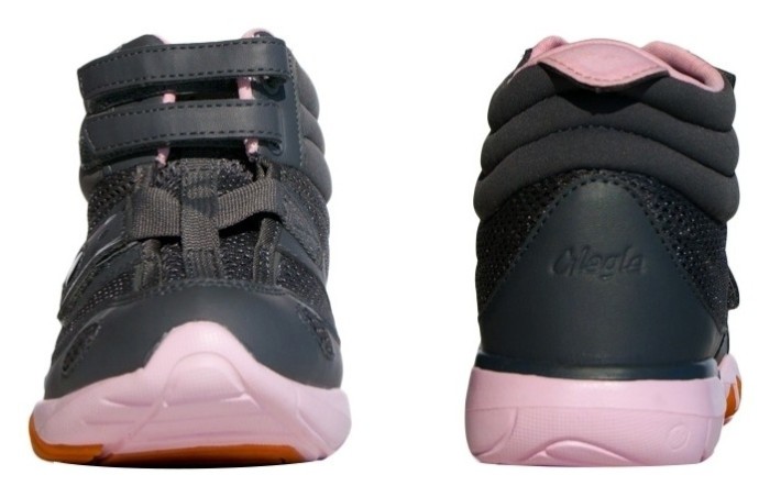Кросівки Glagla Classic Hi Charcoal-Pastel Pink 124060