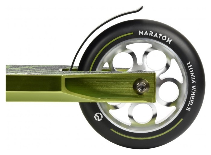 Трюковий самокат Maraton Trigger HIC New зелений, укр, укр