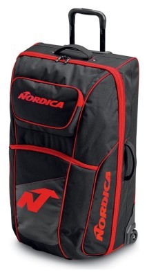 Сумка дорожная на колесиках Nordica RACE DUFFLE ROLLER 96 L Black/red (0N3019)
