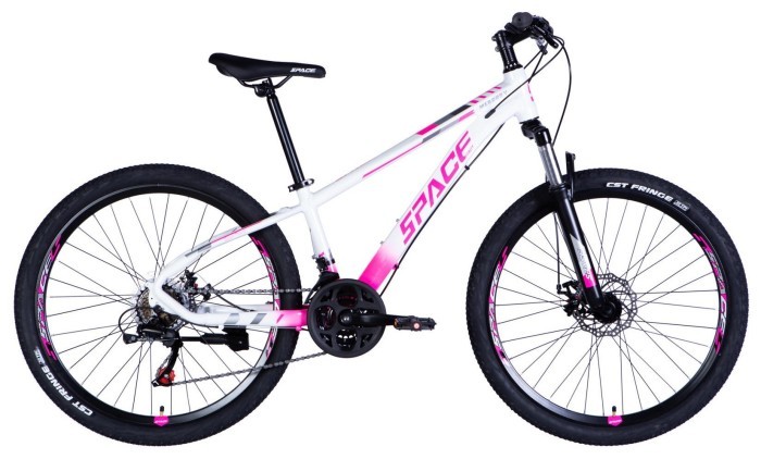 Велосипед AL 26" SPACE MERCURY DD FR рама-13" біло-рожевий 2026