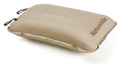 Подушка надувна Naturehike NH17A001-L, 46 х 27 см, коричнева