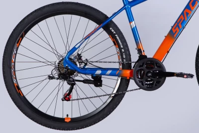 Велосипед AL 29" SPACE MERCURY DD FR рама-18" сине-оранжевый 2026