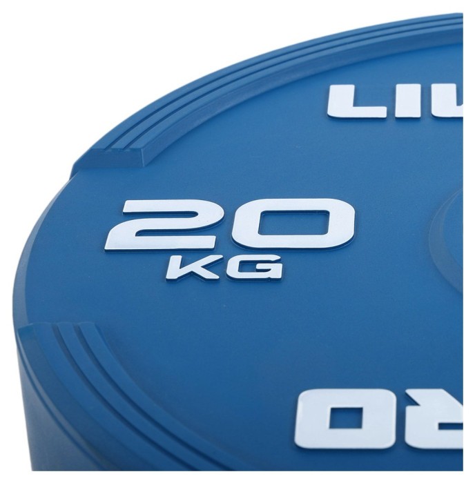 Диски бамперные олимпийские LiveUp LP8332 51 мм 5-10-15-20-25 кг