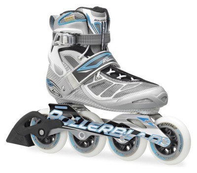 Роликовые коньки для взрослых Rollerblade TEMPEST 90 W 37 (6.5US) 235мм Silver/light blue (07302300 815)